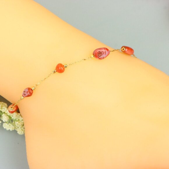 "Handmade Anklet – A Stylish Choice for Women, Thoughtful Gift Idea, EVCH1262 - Picture 2 of 9